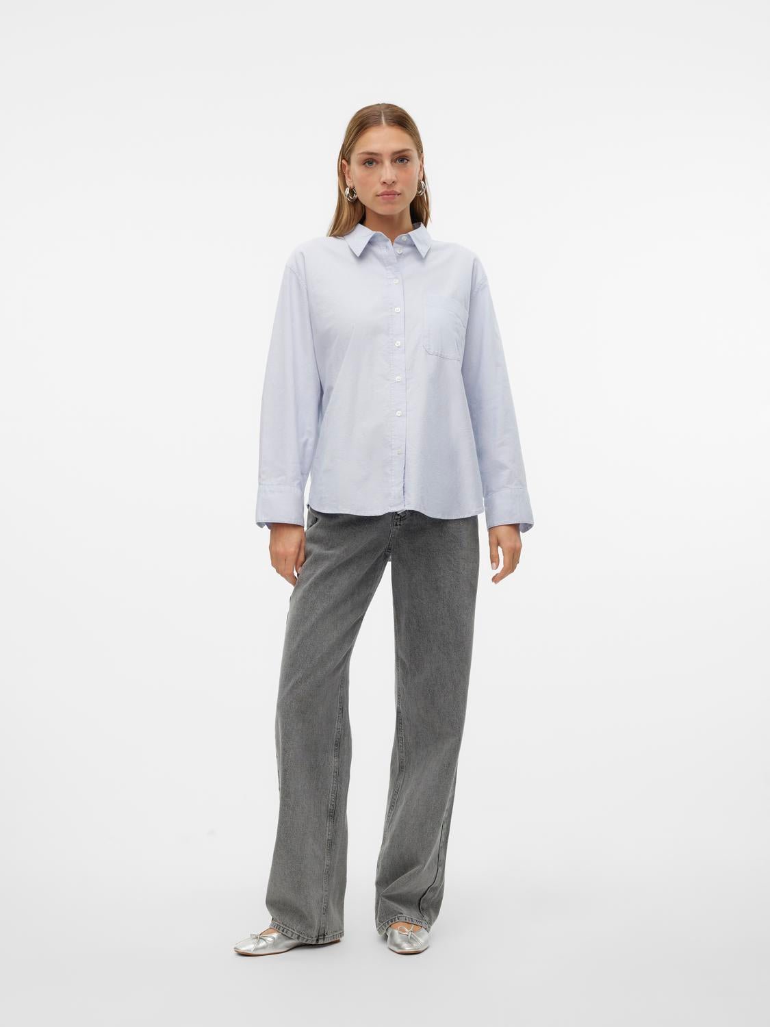 VMIDA Shirt - Light Blue - VERO MODA & VILA Bergvik